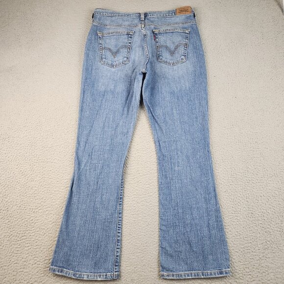 Levi's Jeans Womens Size 8 Curvy Bootcut Mid Rise 515 Stretch Blue Denim Ladies - Picture 2 of 12